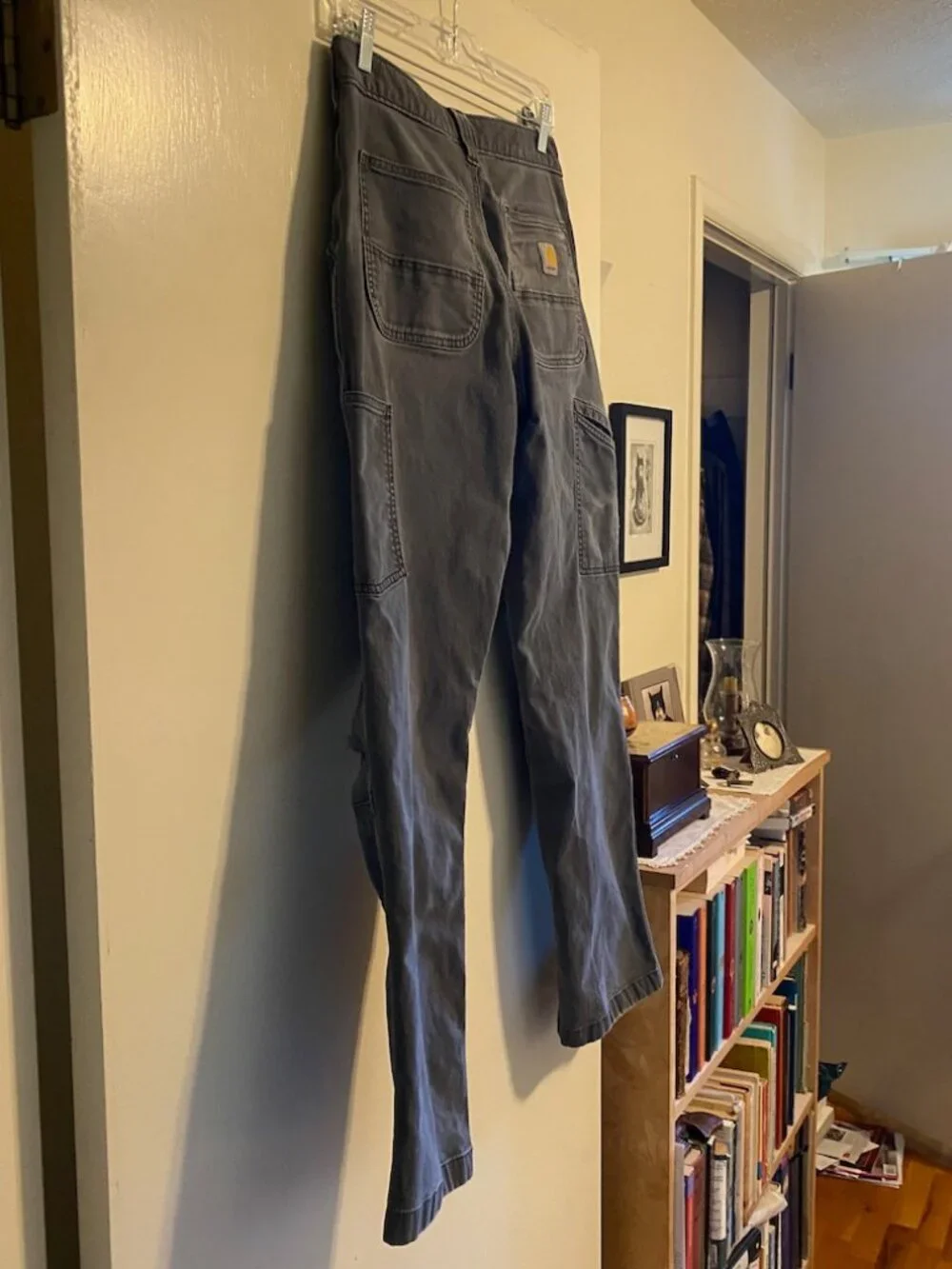 Beautifully Worn Carhartt Women's Double Knee Work Pants, Relaxed Fit, 30 x 32